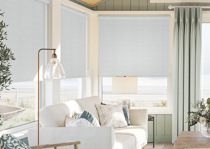Rapture (Blackout), Mist Grey - Twist&Fit Roller Blind - Image 3